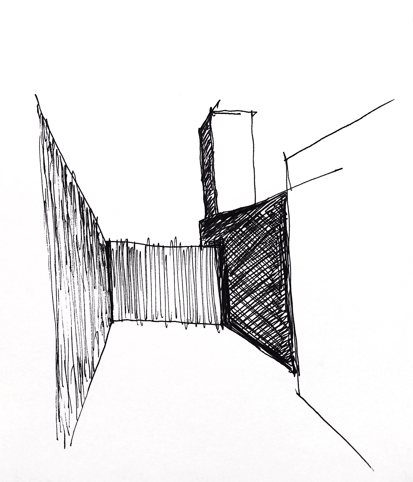 Hand study after Barragán